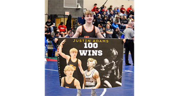 Justin Adams 100 wins!